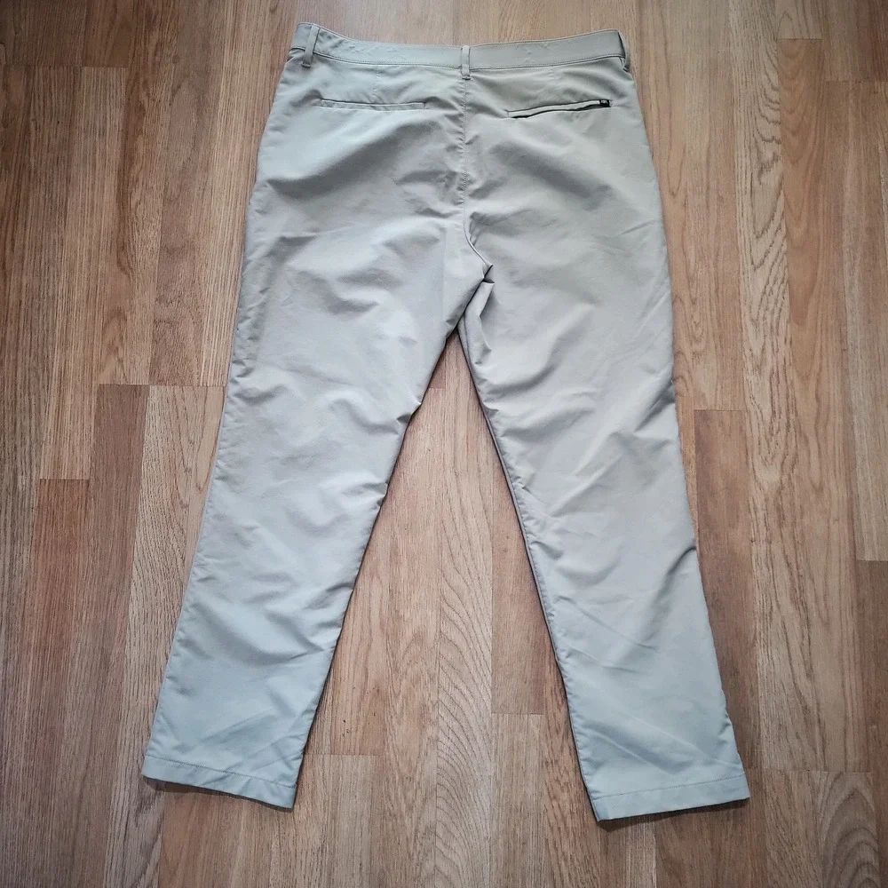 Banana‎ Republic Dress Pants Mens Khaki Classic Belt Loops Zipper Pockets 36X30